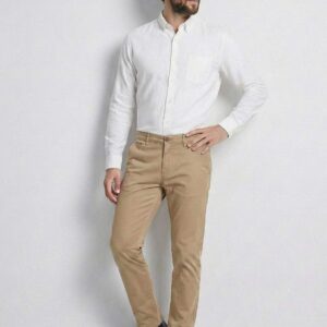 MENS TWILL CHINOS CAMEL 26
