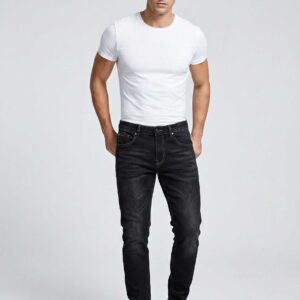 Black Denim Jean Slim Stretch